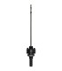 ARBRE HEXA 13MM PLEIN AVEC FORET 200MM